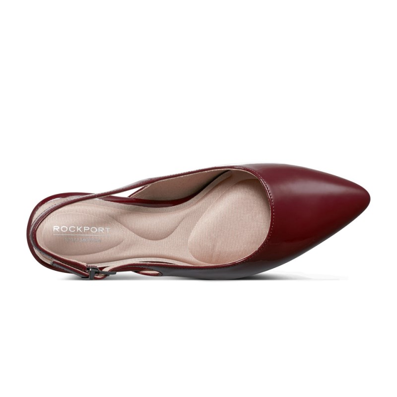 Women Rockport Jolie Total Motion Dress Pumps Dark Red USA | SS9-03180