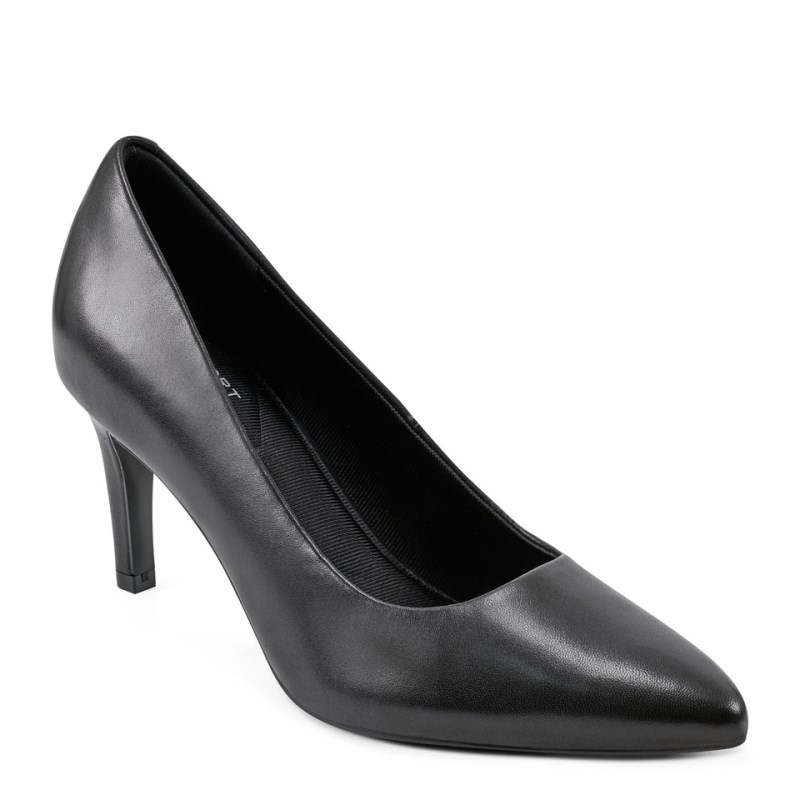 Women Rockport Juliet Total Motion Dress Pumps Black USA | UL5-43574