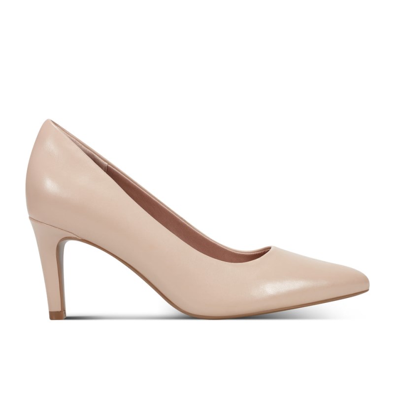 Women Rockport Juliet Total Motion Dress Pumps Light Beige USA | UK7-11241