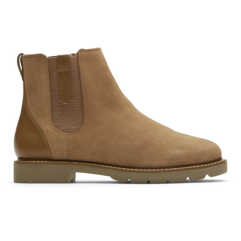 Women Rockport Kacey Chelsea Boots Brown USA | KB1-19091