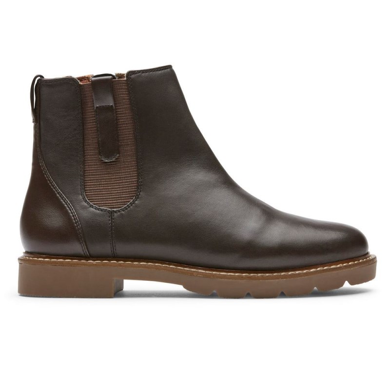 Women Rockport Kacey Chelsea Boots Brown USA | LV2-97959