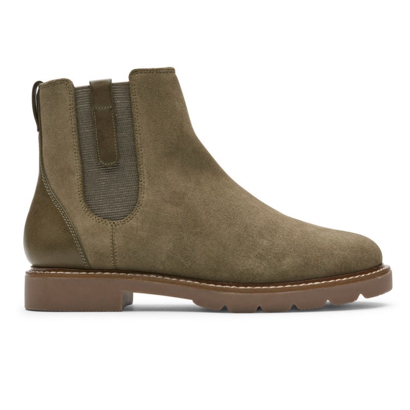 Women Rockport Kacey Chelsea Boots Green USA | WK9-62656