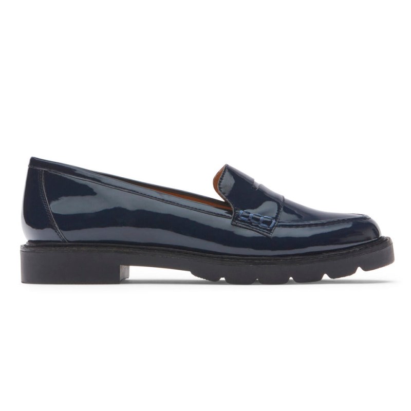 Women Rockport Kacey Penny Loafers Navy USA | KS8-70867