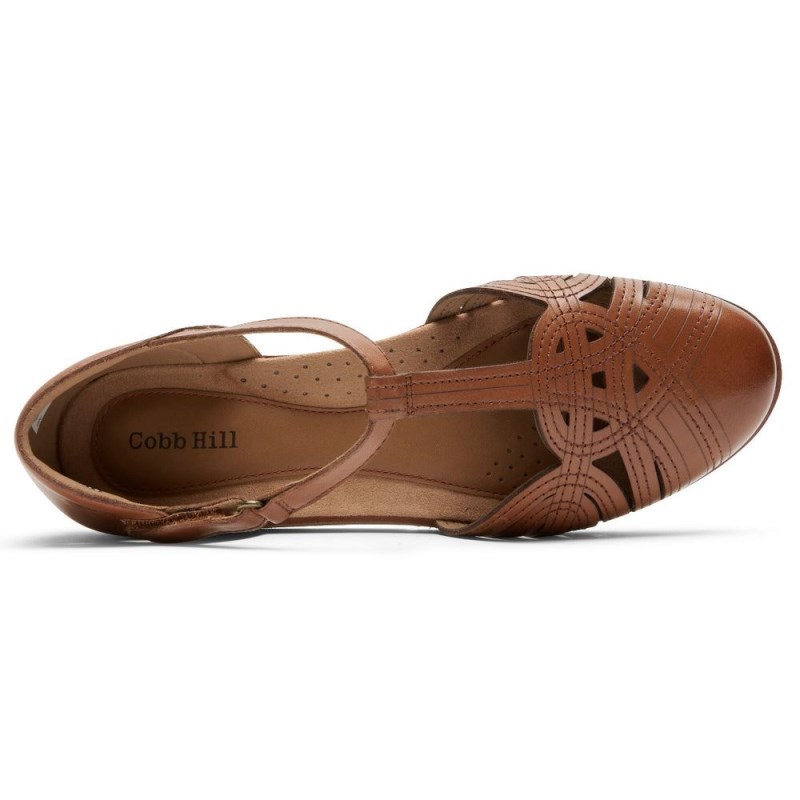 Women Rockport Laci Fisherman Sandals Brown USA | IS0-31713