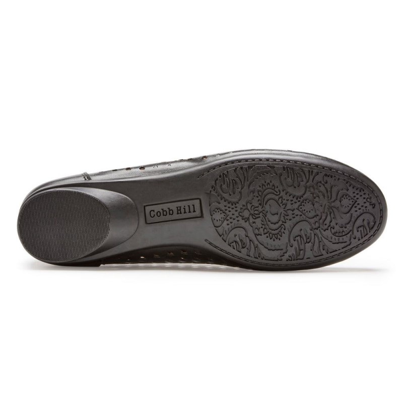 Women Rockport Maiika Woven Slip Ons Black USA | OL7-79397