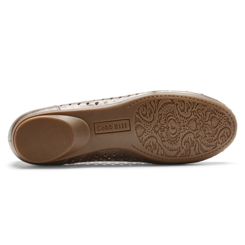 Women Rockport Maiika Woven Slip Ons Gold USA | DU4-40054