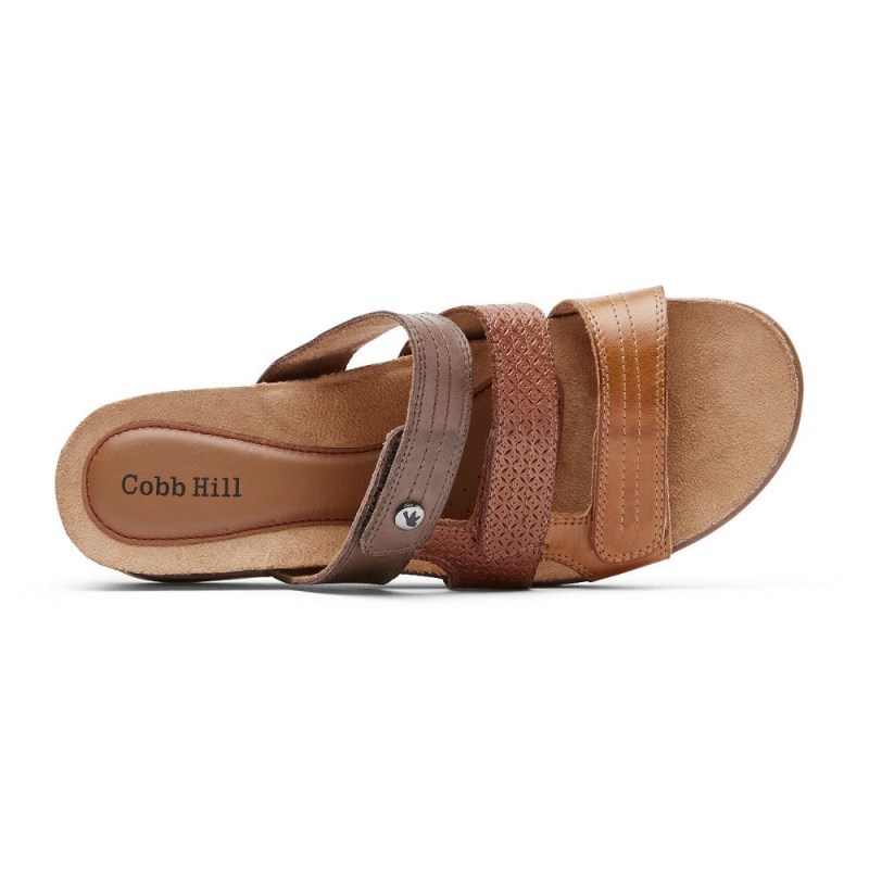 Women Rockport May Slides Brown USA | ZA8-25492