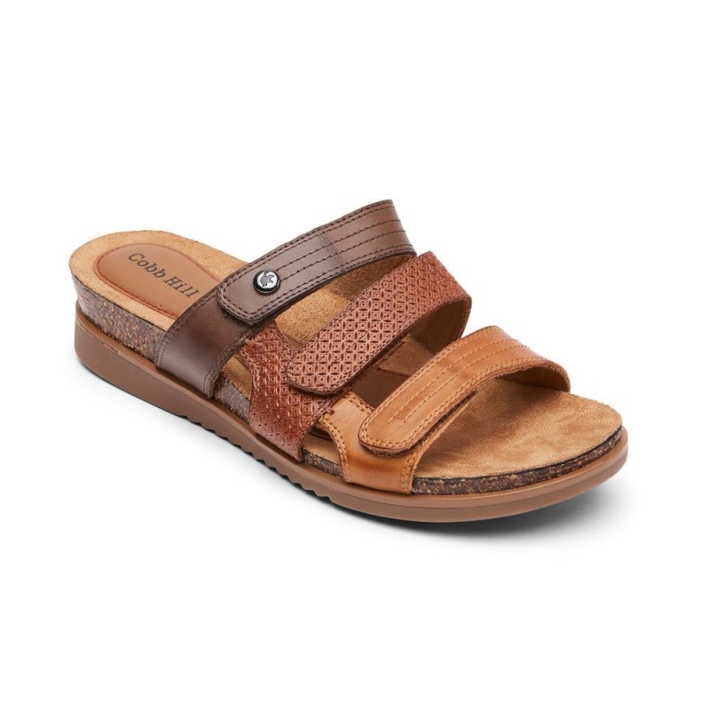 Women Rockport May Slides Brown USA | ZA8-25492