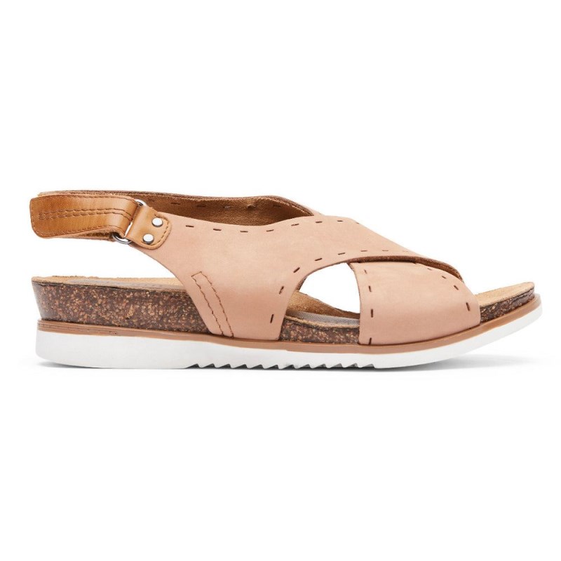 Women Rockport May Slingback Sandals Pink USA | JF1-42234