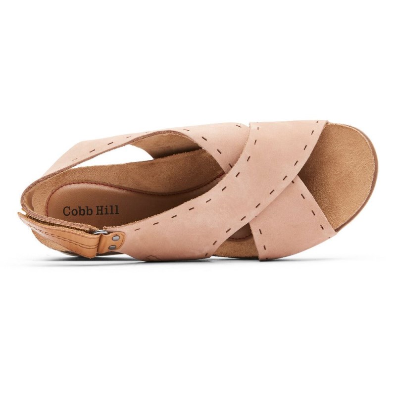 Women Rockport May Slingback Sandals Pink USA | JF1-42234