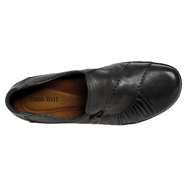 Women Rockport Paulette Slip Ons Black USA | JE1-02620