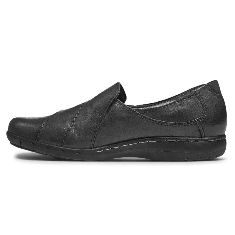 Women Rockport Paulette Slip Ons Black USA | JE1-02620