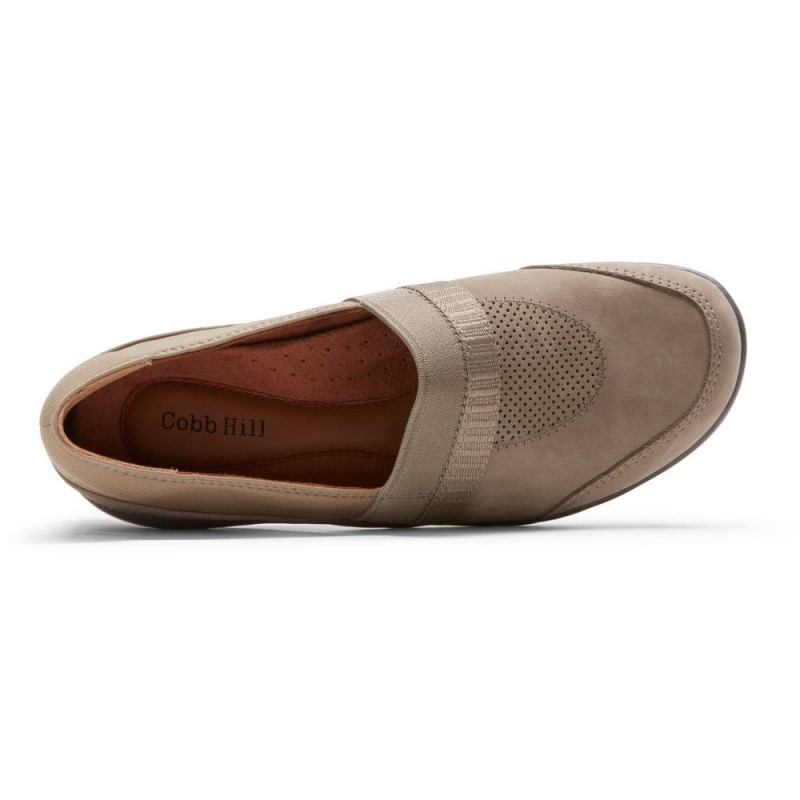 Women Rockport Penfield A-Line Slip Ons Brown USA | VY8-87888