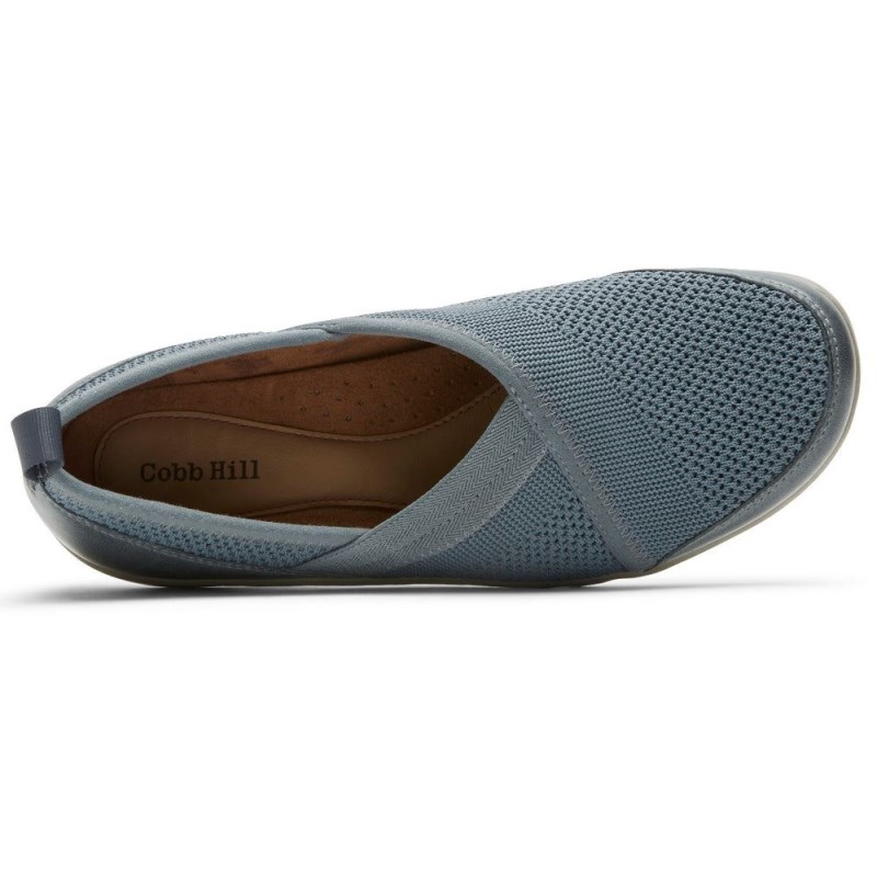 Women Rockport Penfield Mesh Slip Ons Blue USA | EE5-69126