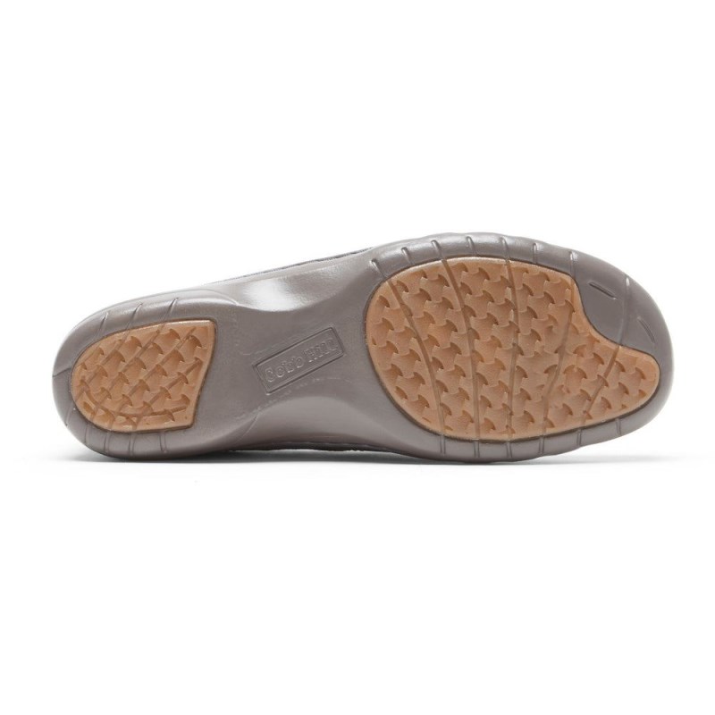 Women Rockport Penfield Slip Ons Grey USA | UM9-12231