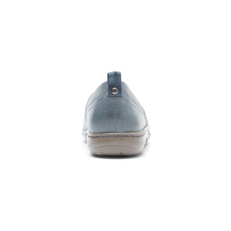 Women Rockport Penfield Slip Ons Grey USA | UM9-12231