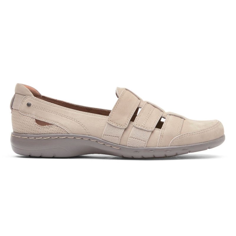 Women Rockport Penfield Strappy Slip Ons Grey USA | SY9-89118