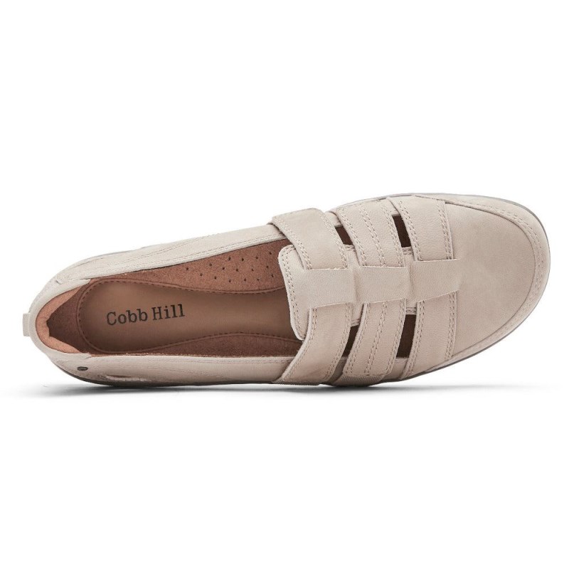 Women Rockport Penfield Strappy Slip Ons Grey USA | SY9-89118