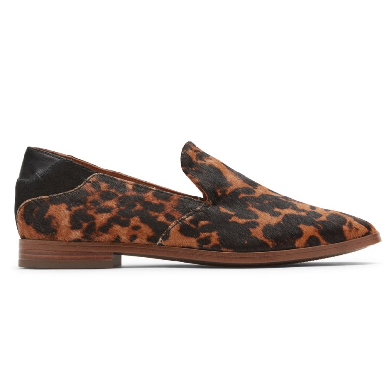 Women Rockport Perpetua Loafers Leopard USA | LB2-66476