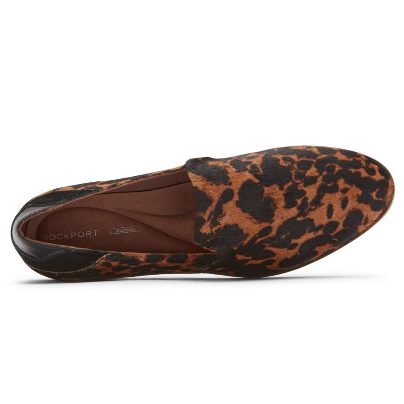 Women Rockport Perpetua Loafers Leopard USA | LB2-66476