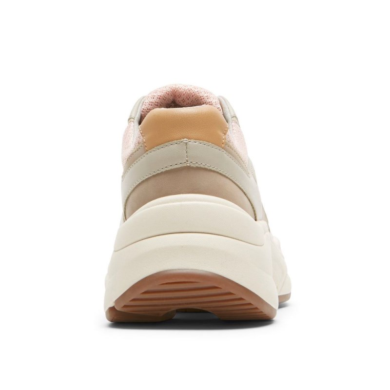 Women Rockport ProWalker Eco Sneakers Beige USA | RO1-82918