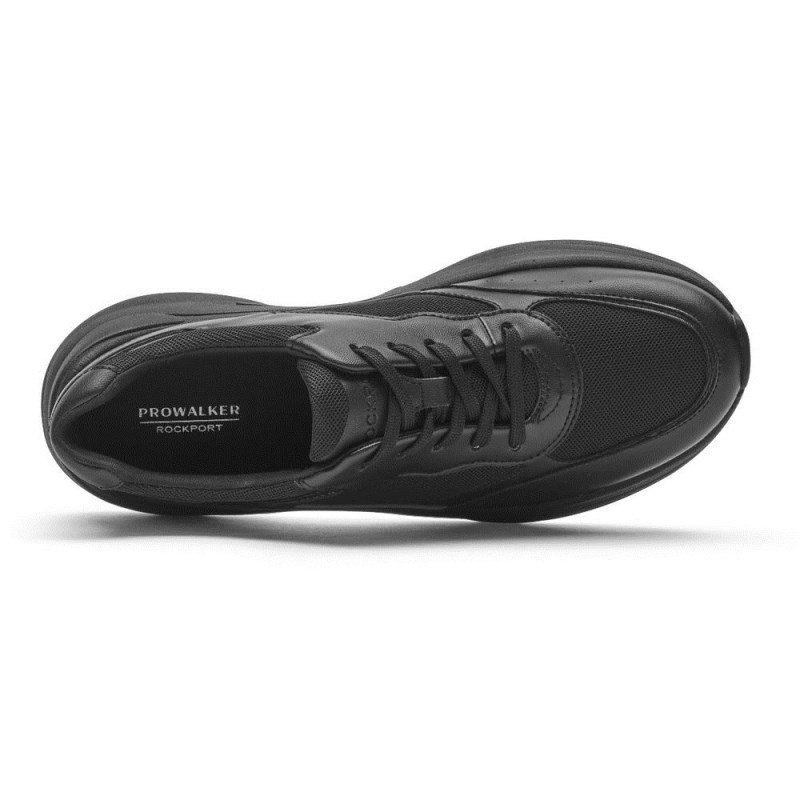 Women Rockport ProWalker Eco Sneakers Black USA | GX9-28072