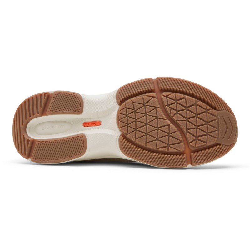 Women Rockport ProWalker Eco Sneakers Brown Orange USA | EQ8-90869