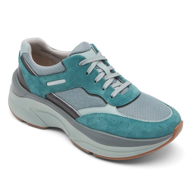 Women Rockport ProWalker Eco Sneakers Green USA | QC2-82678