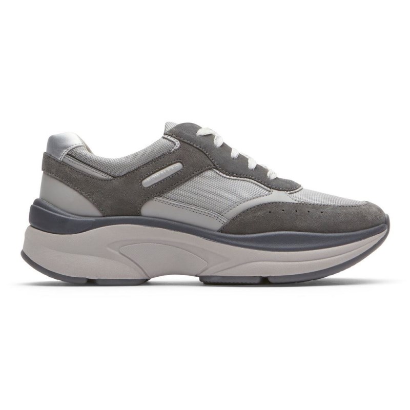 Women Rockport ProWalker Eco Sneakers Grey USA | CF8-23922