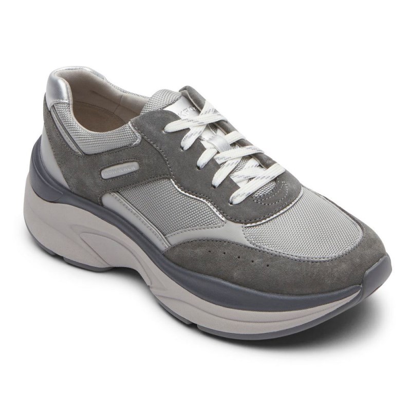 Women Rockport ProWalker Eco Sneakers Grey USA | CF8-23922