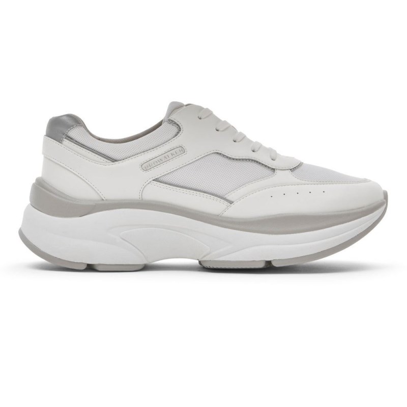 Women Rockport ProWalker Eco Sneakers White USA | HE2-27772