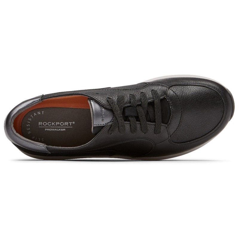 Women Rockport ProWalker truStride Sneakers Black USA | QQ3-05750