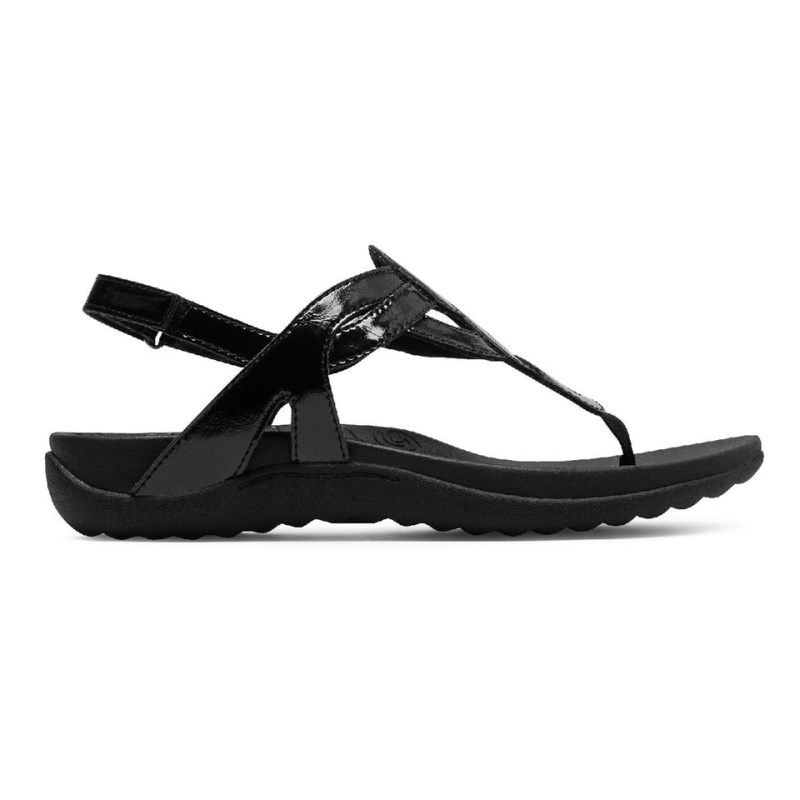 Women Rockport Ramona Sandals Black USA | KU7-79767