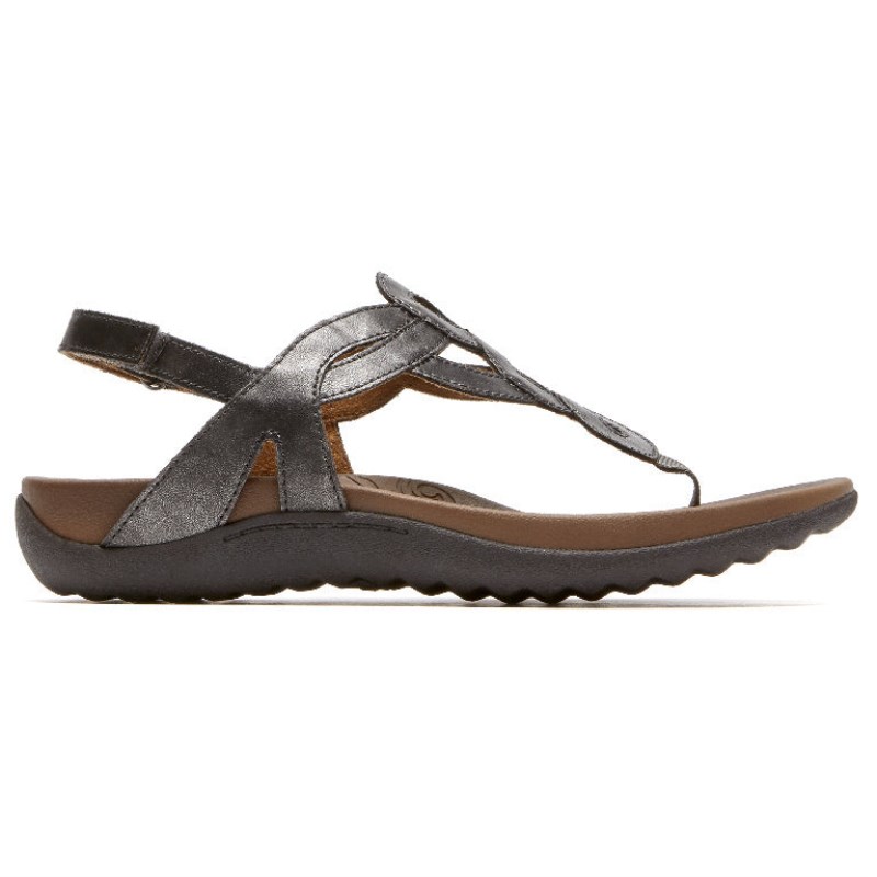 Women Rockport Ramona Sandals Silver USA | UA8-71787