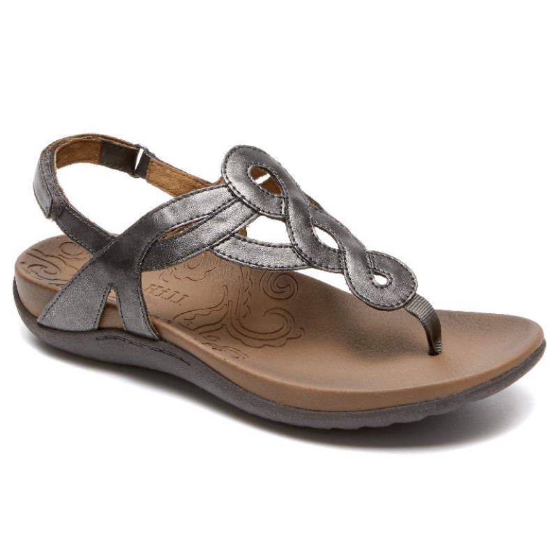 Women Rockport Ramona Sandals Silver USA | UA8-71787