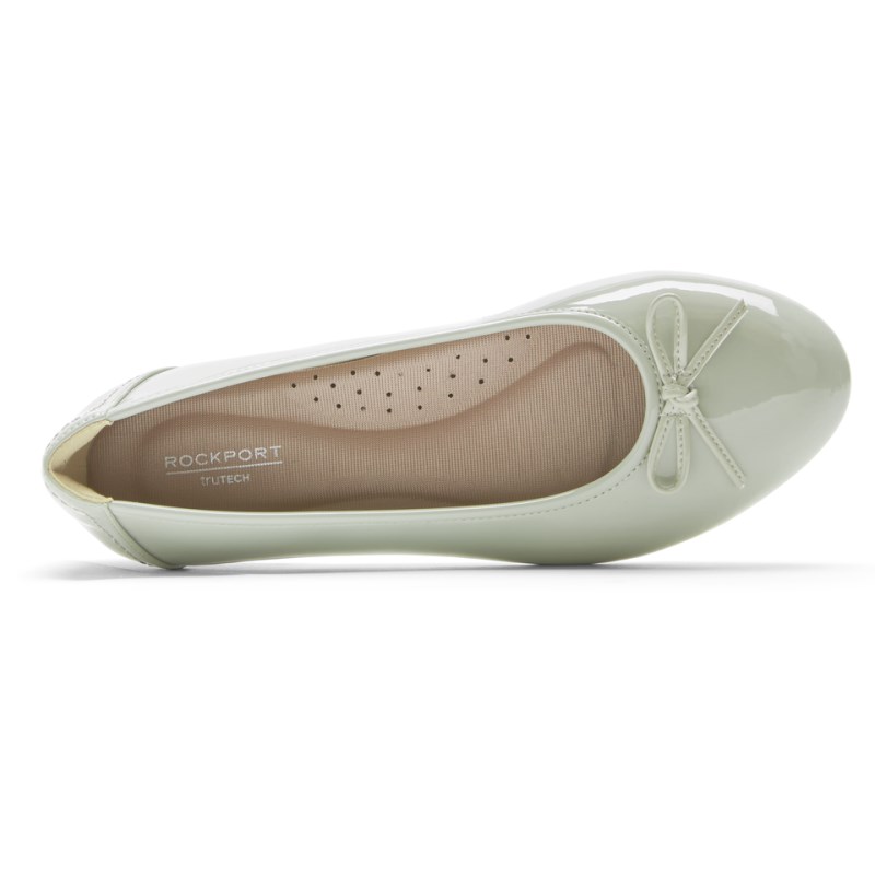 Women Rockport Reagan Ballet Flats Green USA | TN7-02030