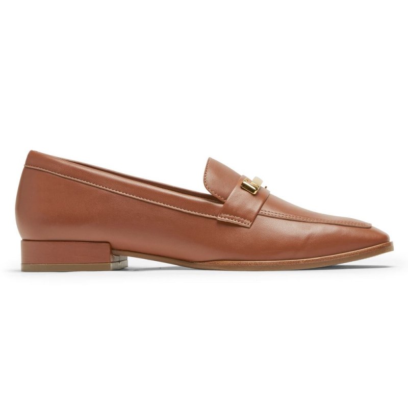 Women Rockport Santana Bit Loafers Brown USA | NQ2-24502