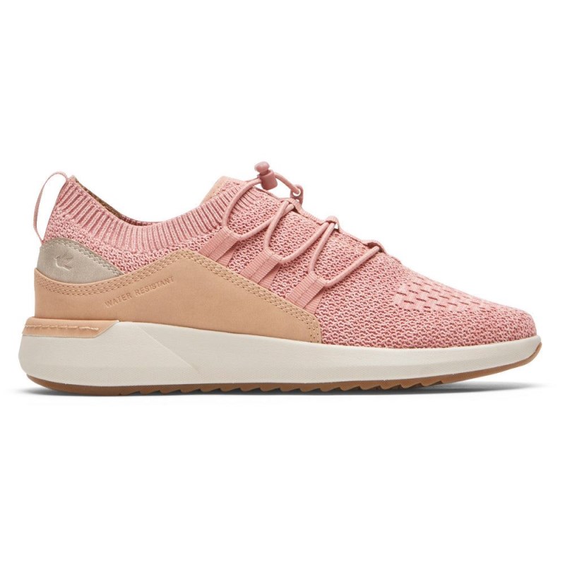 Women Rockport Skylar Bungee Sneakers Pink USA | VJ6-25142