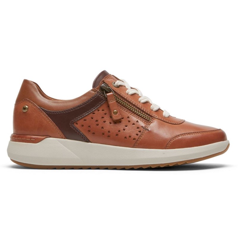 Women Rockport Skylar Sneakers Brown USA | QO9-69856