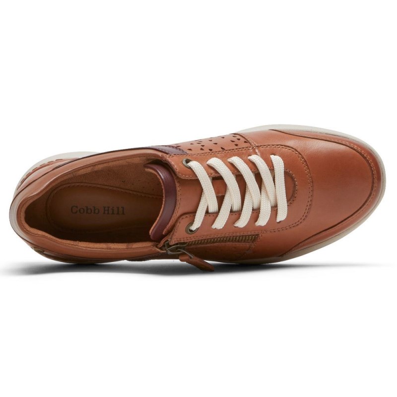 Women Rockport Skylar Sneakers Brown USA | QO9-69856