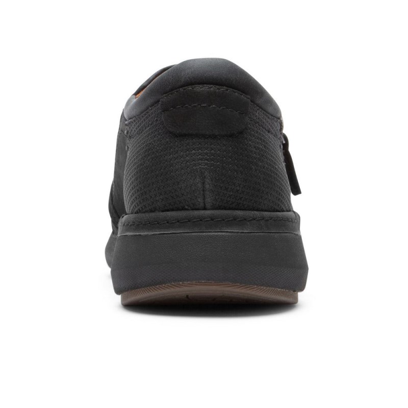 Women Rockport Skylar Zip Slip Ons Black USA | MA0-80508