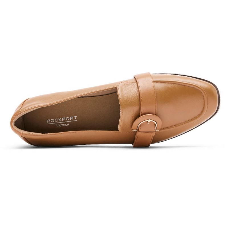 Women Rockport Susana Buckle Loafers Brown USA | BD2-60166