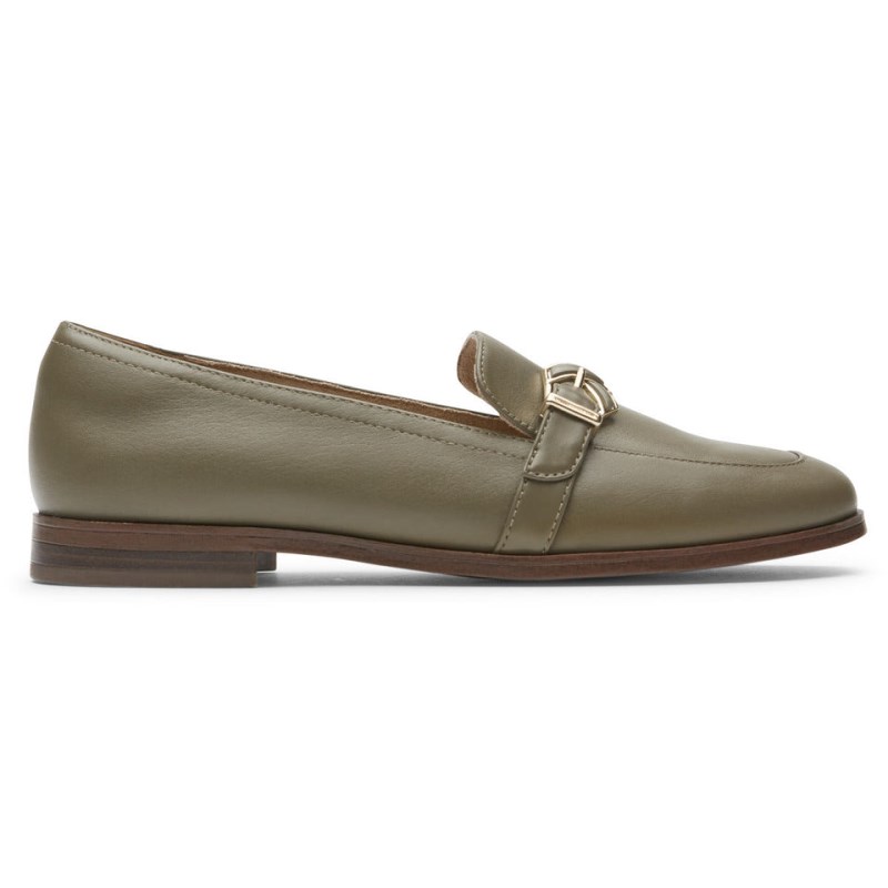 Women Rockport Susana Knot Loafers Green USA | OP6-43764