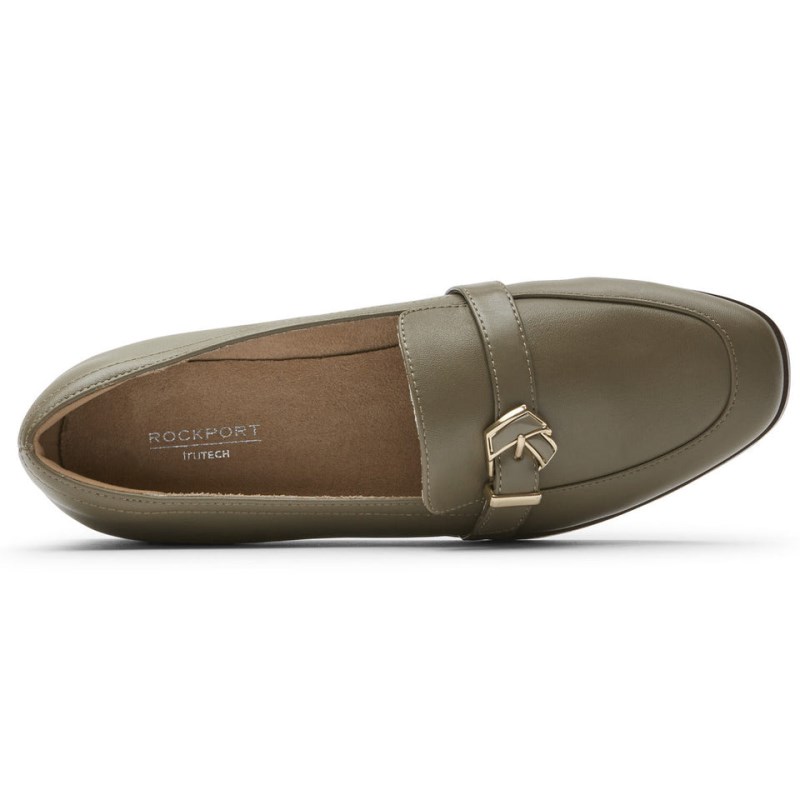 Women Rockport Susana Knot Loafers Green USA | OP6-43764