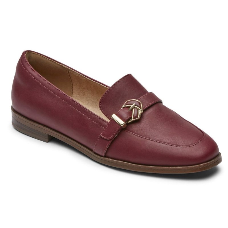 Women Rockport Susana Knot Loafers Red USA | IU4-82138