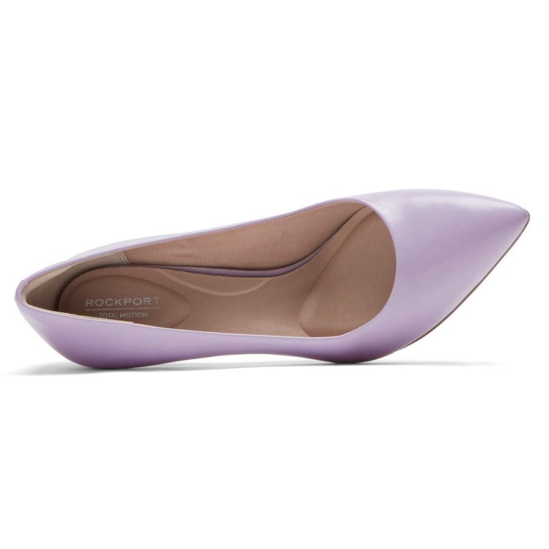 Women Rockport Total Motion 75mm Pointed Toe Heel Pumps Purple USA | PO9-53305