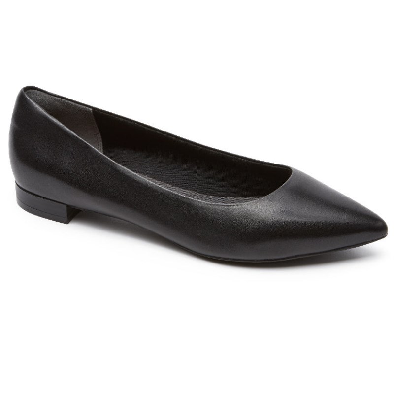 Women Rockport Total Motion Adelyn Ballet Flats Black USA | YZ5-97779