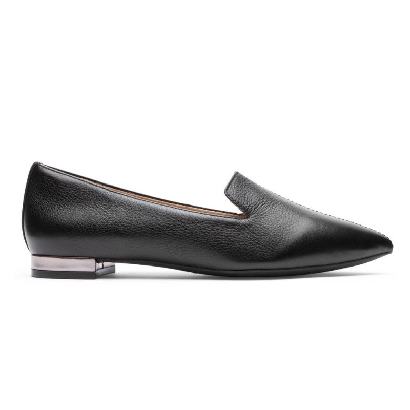 Women Rockport Total Motion Adelyn Loafers Black USA | OD5-13701