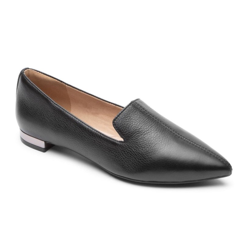 Women Rockport Total Motion Adelyn Loafers Black USA | OD5-13701