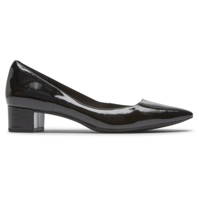 Women Rockport Total Motion Gracie Heels Black USA | JU2-09630